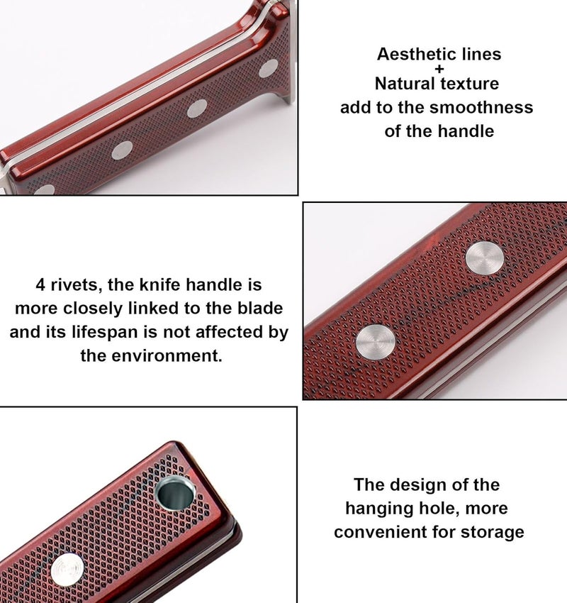 AKADO Gardening Hori Hori Garden Knife - Gardening Knife,Soil Kniver, Serrated Side Weeding,Digging,Garden Knives With Sheath,Full Tang Hori Hori - Image 3
